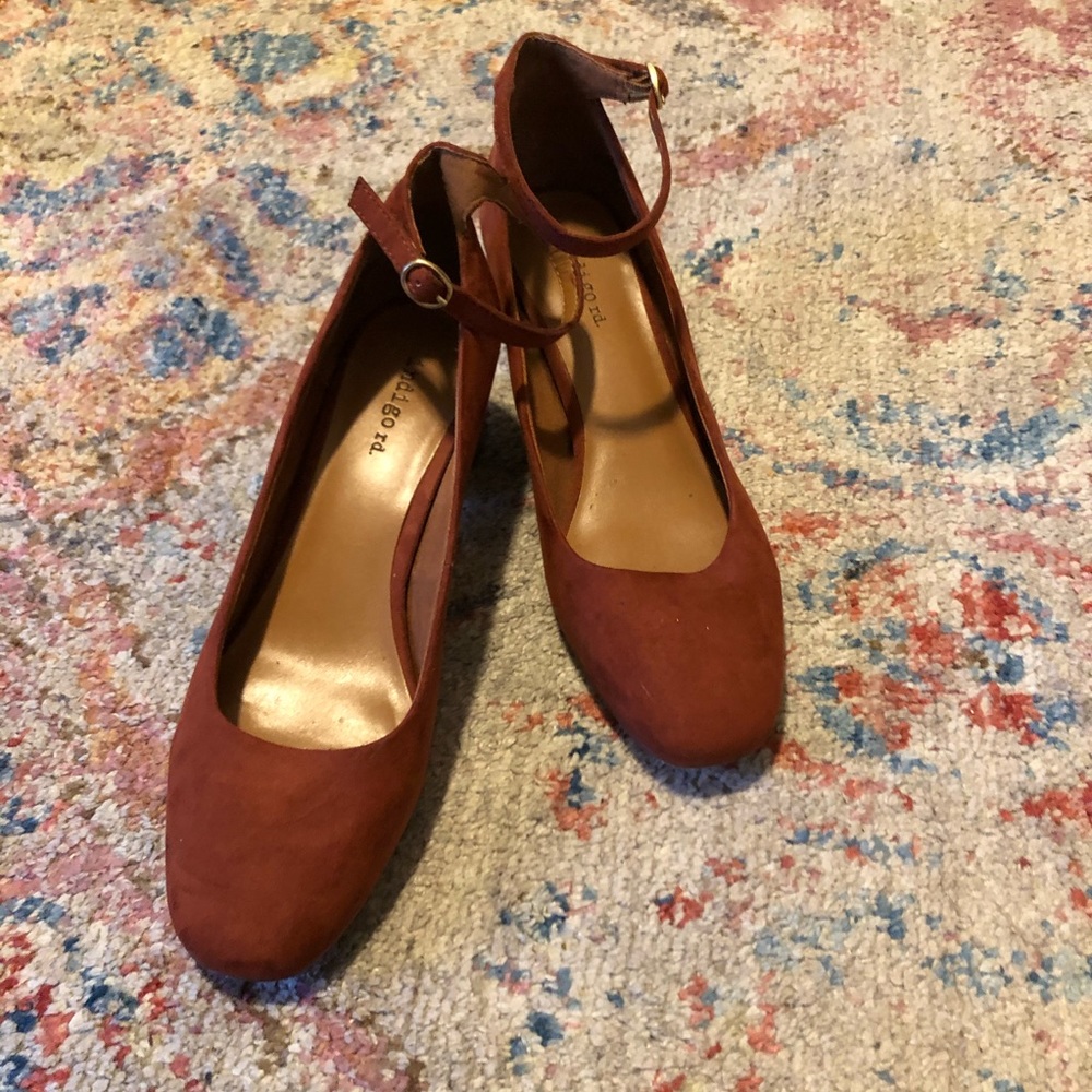Indigo Rd. Amber heels with ankle strap